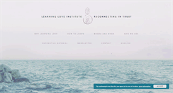 Desktop Screenshot of learningloveinstitute.com